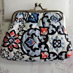 Vera Bradley Floral Quilted‎ Women's Coin Wallet